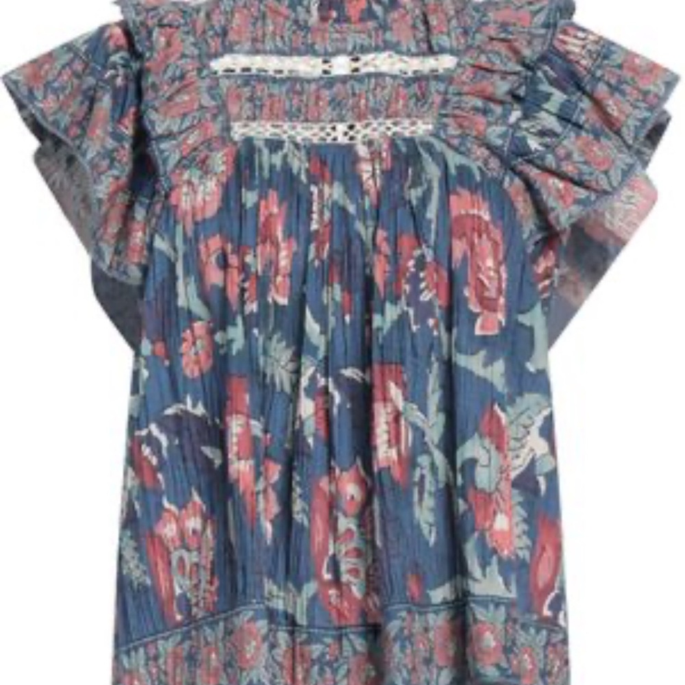 Sea NY Rory Flutter Sleeve Top